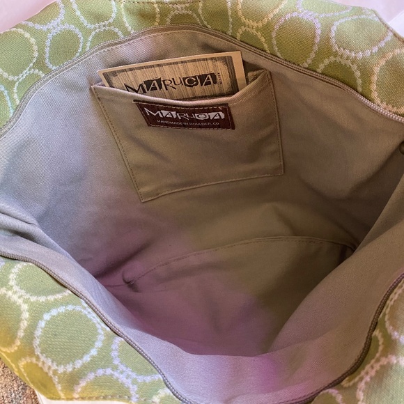 Maruca Monarch Shoulder Bag Green Purse Handmade Boulder Colorado - Picture 5 of 6